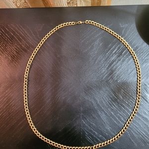Goldtone Double Curb Necklace
